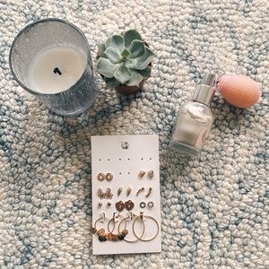 h&m NWT • 10 piece gold and silver earring set
